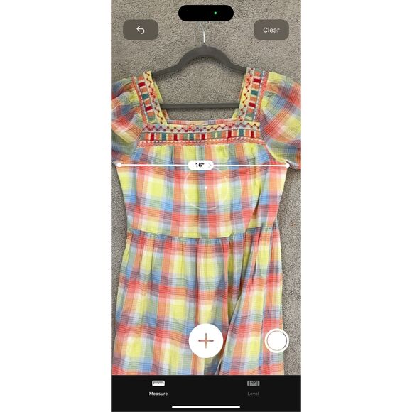 NWOT Johnny Was DELACEY PLAID SQUARE NECK MIDI DRESS, XS $285 E45 - Picture 11 of 11